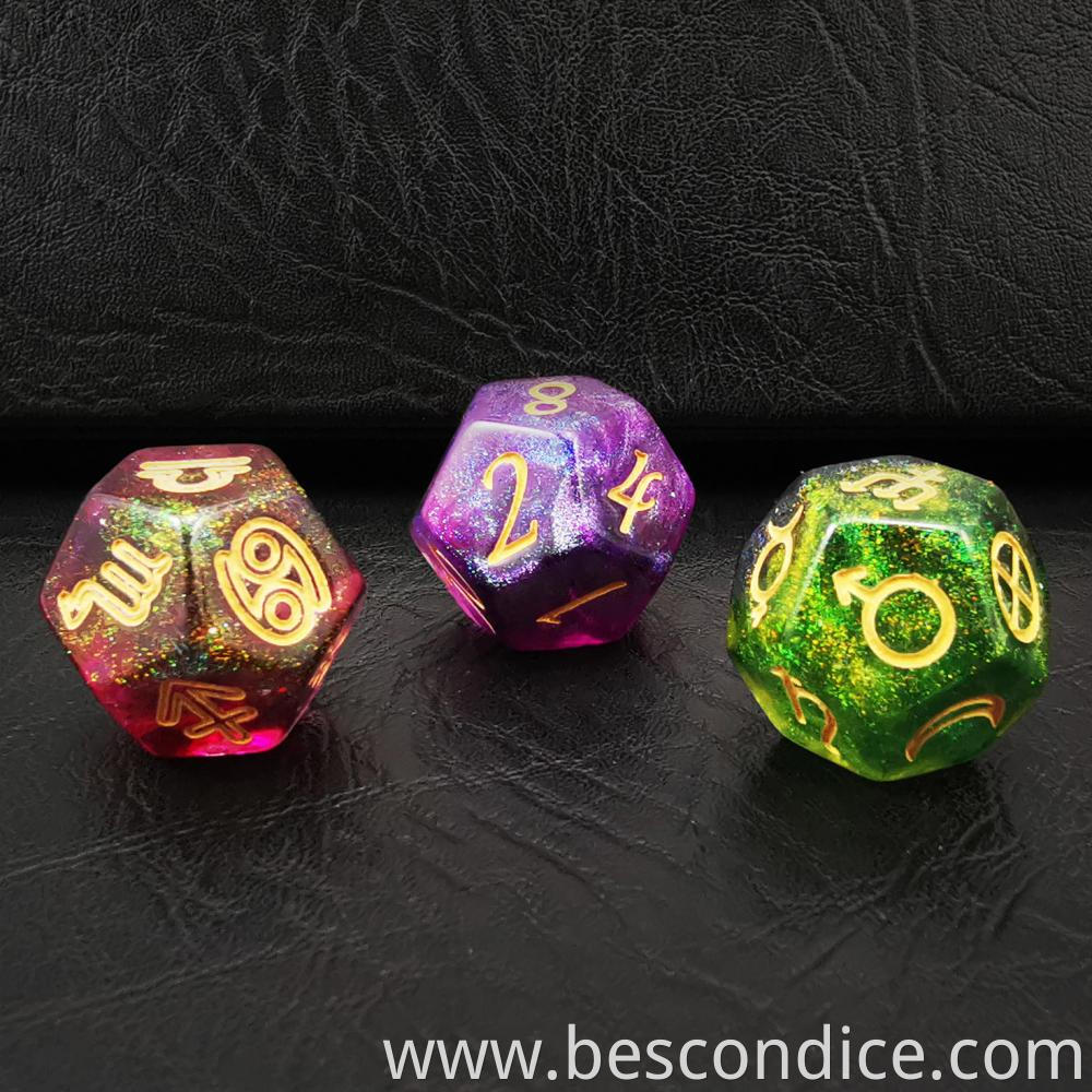 Astrology Dice Math Teaching Toys 2